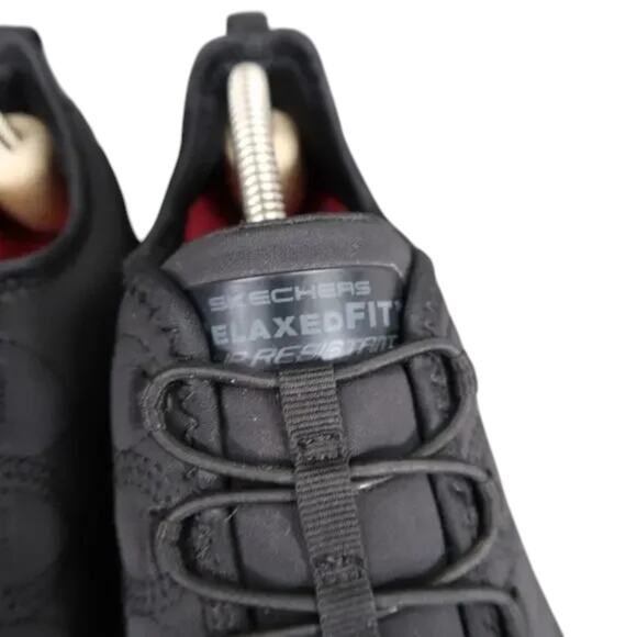 Skechers Shoes Womens 9 Slip On Sneakers Work Relaxed Fit Memory Foam Alex Black - Picture 7 of 16